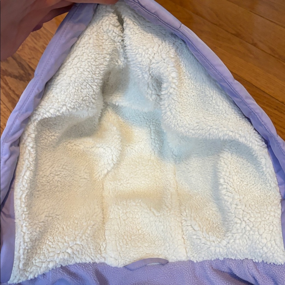 GAP Light Purple Hooded Puffer Jacket - Picture 5 of 11